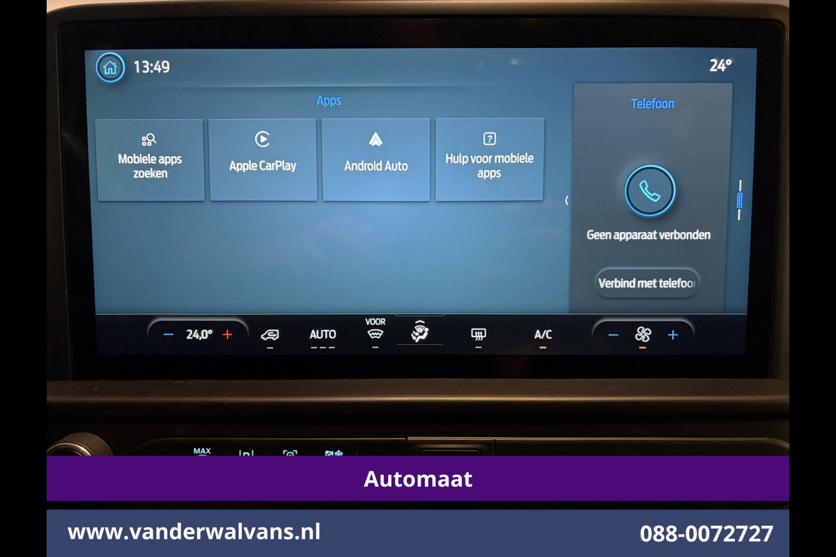 Ford Transit Custom 2.0 TDCI 136pk Automaat L1H1 Euro6 Airco | Camera | Apple Carplay | LED | 2740kg Trekhaak Cruisecontrol, Android Auto, Verwarmde Voorruit, Parkeersensoren, Bijrijdersbank