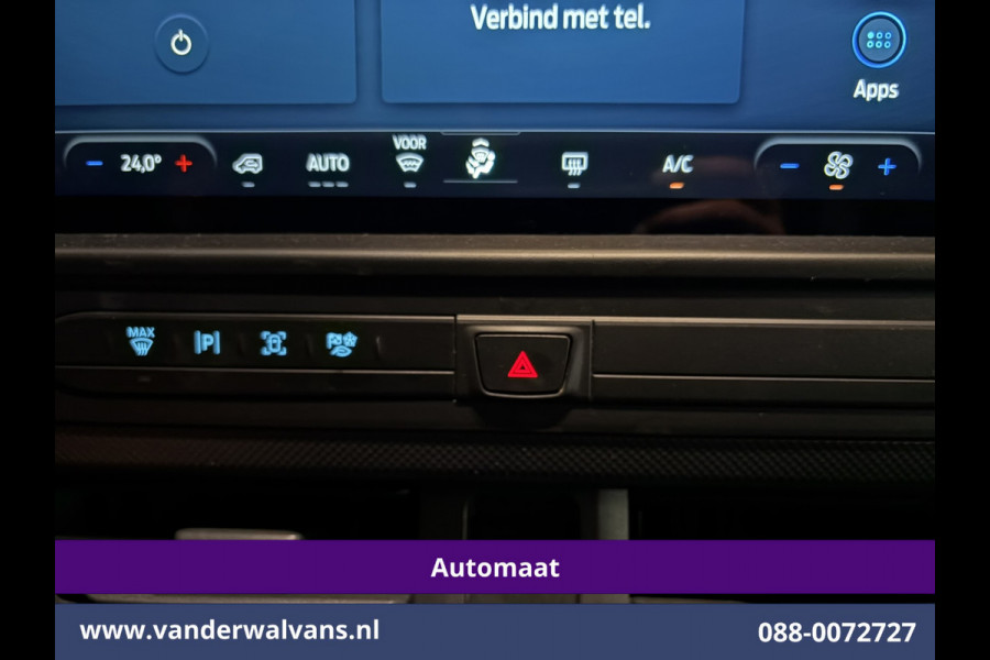 Ford Transit Custom 2.0 TDCI 136pk Automaat L1H1 Euro6 Airco | Camera | Apple Carplay | LED | 2740kg Trekhaak Cruisecontrol, Android Auto, Verwarmde Voorruit, Parkeersensoren, Bijrijdersbank