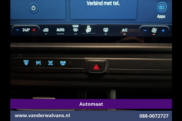 Ford Transit Custom 2.0 TDCI 136pk Automaat L1H1 Euro6 Airco | Camera | Apple Carplay | LED | 2740kg Trekhaak Cruisecontrol, Android Auto, Verwarmde Voorruit, Parkeersensoren, Bijrijdersbank