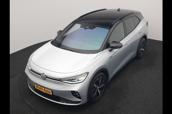 Volkswagen ID.4 GTX 4Motion 77 kWh 300pk Dealer O.H. | Trekhaak Af Fabriek | Panodak | Adaptive Cruise | Camera | IQ Light | Sportstoelen & Stuur Verwarmd | Keyless | Sfeerverlichting | Apple Carplay | Navigatie | DAB | 20"L.M |