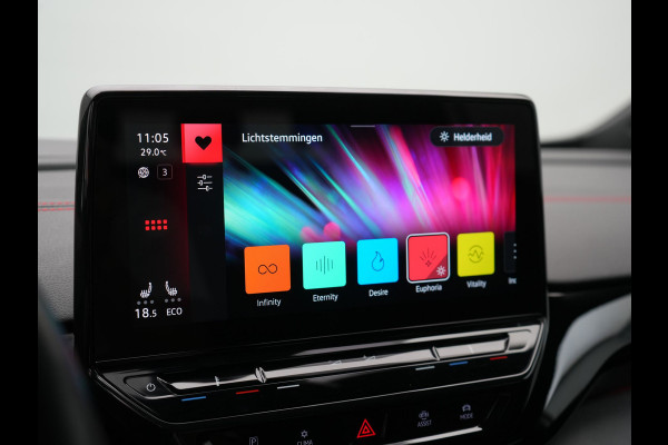 Volkswagen ID.4 GTX 4Motion 77 kWh 300pk Dealer O.H. | Trekhaak Af Fabriek | Panodak | Adaptive Cruise | Camera | IQ Light | Sportstoelen & Stuur Verwarmd | Keyless | Sfeerverlichting | Apple Carplay | Navigatie | DAB | 20"L.M |