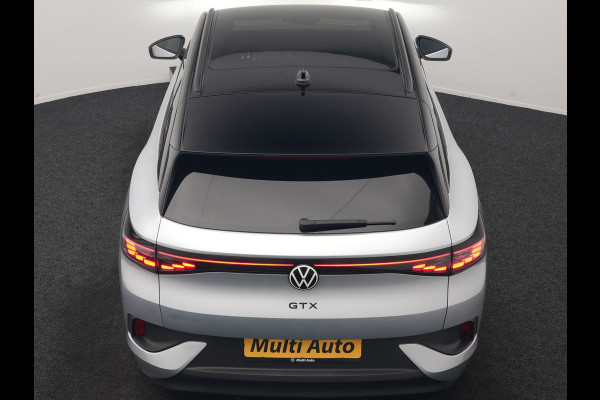 Volkswagen ID.4 GTX 4Motion 77 kWh 300pk Dealer O.H. | Trekhaak Af Fabriek | Panodak | Adaptive Cruise | Camera | IQ Light | Sportstoelen & Stuur Verwarmd | Keyless | Sfeerverlichting | Apple Carplay | Navigatie | DAB | 20"L.M |