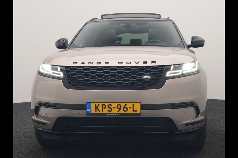 Land Rover Range Rover Velar P400e PHEV 400pk | Panodak | Adaptive Cruise | Camera | Meridian Audio | Lederen Sportstoelen Memory | Apple Carplay | Blis | Keyless | Navigatie | DAB | 20"L.M | Plug In Hybrid |