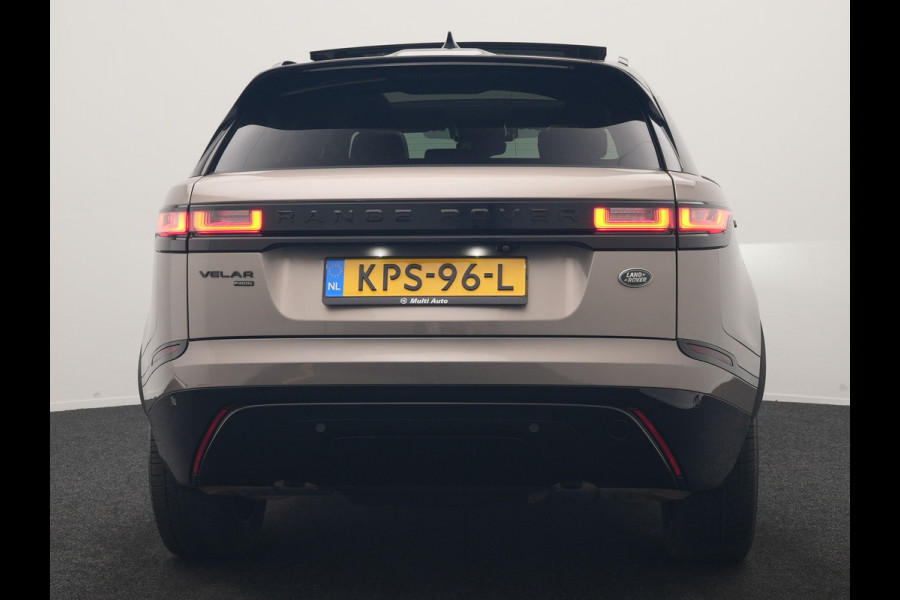 Land Rover Range Rover Velar P400e PHEV 400pk | Panodak | Adaptive Cruise | Camera | Meridian Audio | Lederen Sportstoelen Memory | Apple Carplay | Blis | Keyless | Navigatie | DAB | 20"L.M | Plug In Hybrid |