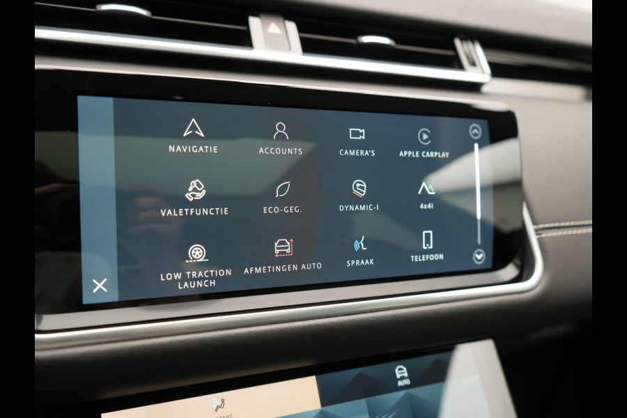 Land Rover Range Rover Velar P400e PHEV 400pk | Panodak | Adaptive Cruise | Camera | Meridian Audio | Lederen Sportstoelen Memory | Apple Carplay | Blis | Keyless | Navigatie | DAB | 20"L.M | Plug In Hybrid |