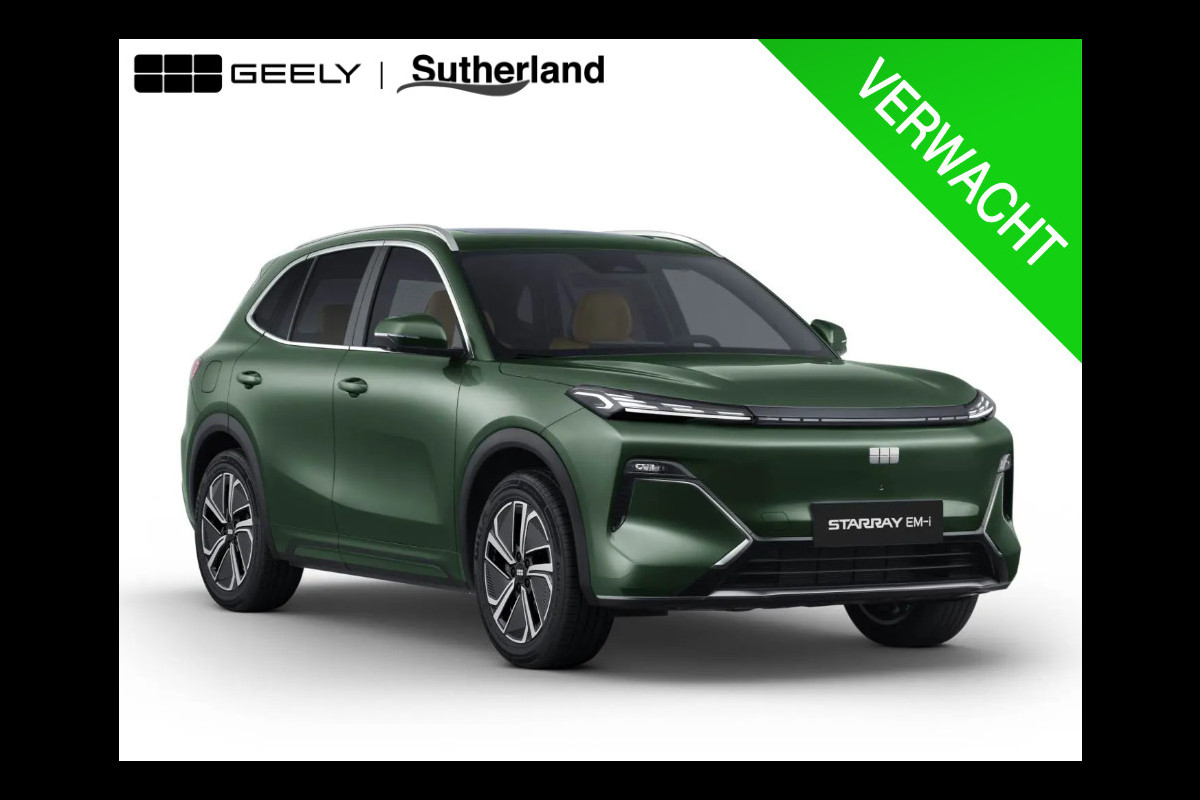 GEELY Starray EM-i 1.5 Max+ 262 PK | Panoramadak | Stoelverwarming & verkoeling | 136Km elektrisch bereik | 360 Camera | Achterbank verwarmd | Parkeersensoren | 19 Inch LMV |