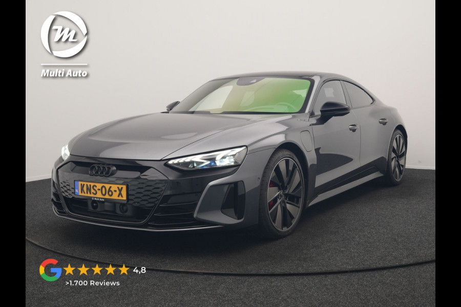 Audi e-tron GT 93 kWh 476pk Dealer O.H | Panodak | Head Up | Adaptive Cruise | 360 Camera | Laser LED | Bang & Olufsen | Lederen Sportstoelen Memory & Ventilatie | Keyless | Blis | Stuur & Stoelen Verwarmd | Navigatie | Virtual | DAB | 20"L.M |
