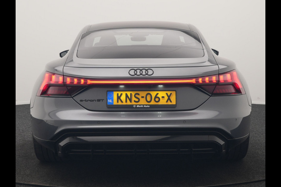 Audi e-tron GT 93 kWh 476pk Dealer O.H | Panodak | Head Up | Adaptive Cruise | 360 Camera | Laser LED | Bang & Olufsen | Lederen Sportstoelen Memory & Ventilatie | Keyless | Blis | Stuur & Stoelen Verwarmd | Navigatie | Virtual | DAB | 20"L.M |