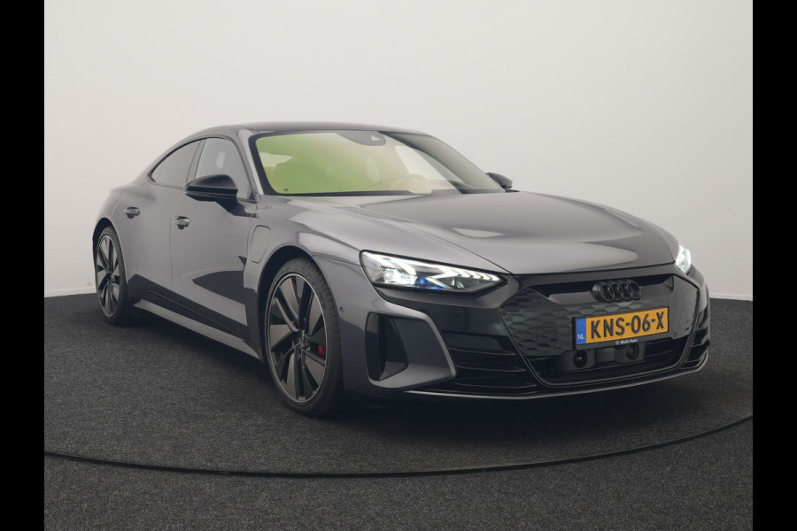 Audi e-tron GT 93 kWh 476pk Dealer O.H | Panodak | Head Up | Adaptive Cruise | 360 Camera | Laser LED | Bang & Olufsen | Lederen Sportstoelen Memory & Ventilatie | Keyless | Blis | Stuur & Stoelen Verwarmd | Navigatie | Virtual | DAB | 20"L.M |
