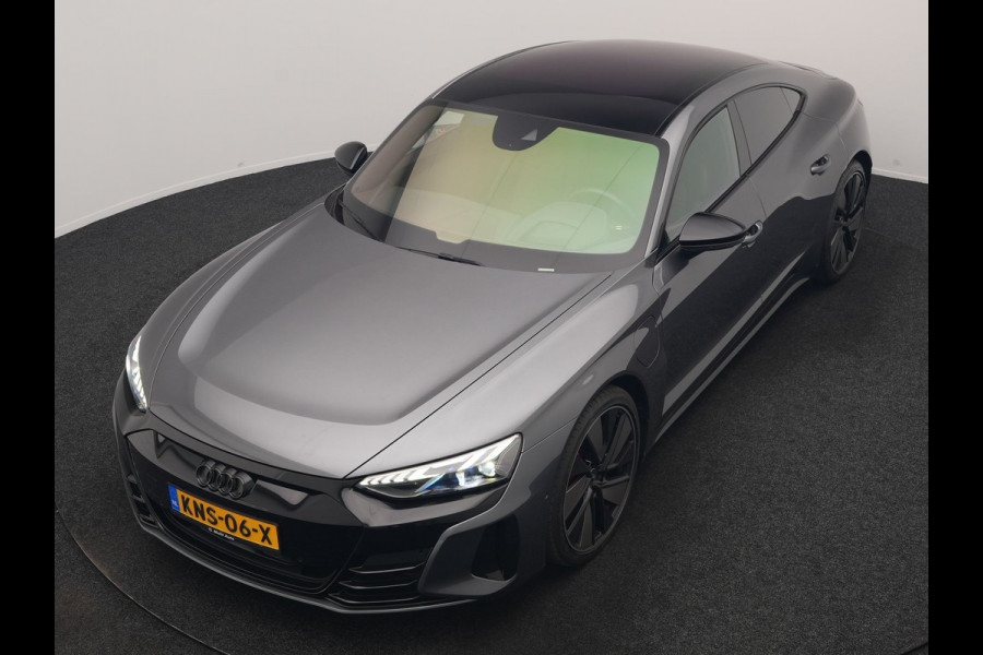 Audi e-tron GT 93 kWh 476pk Dealer O.H | Panodak | Head Up | Adaptive Cruise | 360 Camera | Laser LED | Bang & Olufsen | Lederen Sportstoelen Memory & Ventilatie | Keyless | Blis | Stuur & Stoelen Verwarmd | Navigatie | Virtual | DAB | 20"L.M |