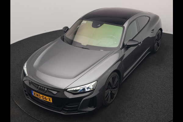 Audi e-tron GT 93 kWh 476pk Dealer O.H | Panodak | Head Up | Adaptive Cruise | 360 Camera | Laser LED | Bang & Olufsen | Lederen Sportstoelen Memory & Ventilatie | Keyless | Blis | Stuur & Stoelen Verwarmd | Navigatie | Virtual | DAB | 20"L.M |