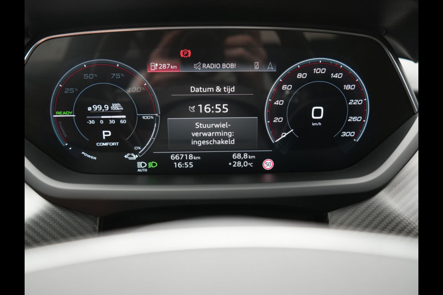 Audi e-tron GT 93 kWh 476pk Dealer O.H | Panodak | Head Up | Adaptive Cruise | 360 Camera | Laser LED | Bang & Olufsen | Lederen Sportstoelen Memory & Ventilatie | Keyless | Blis | Stuur & Stoelen Verwarmd | Navigatie | Virtual | DAB | 20"L.M |