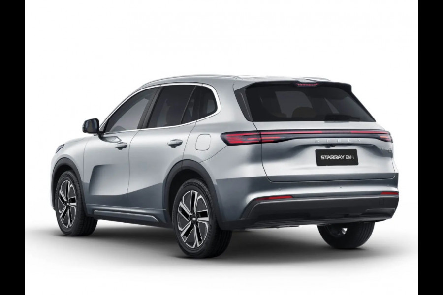 GEELY Starray EM-i 1.5 Max+ 262 PK | Panoramadak | Stoelverwarming & verkoeling | 136Km elektrisch bereik | 360 Camera | Achterbank verwarmd | Parkeersensoren | 19 Inch LMV |