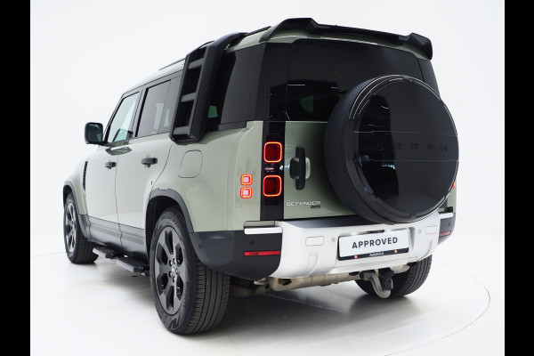 Land Rover Defender 110 2.0 P400e 110 | Panoramadak | Trekhaak | Leder | Stoelventilatie | Luchtvering | 360 | Memory
