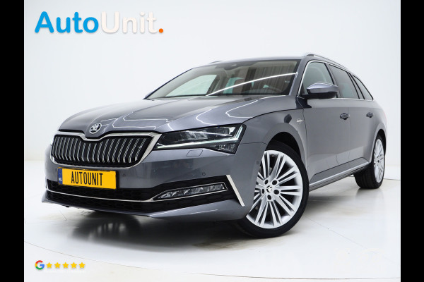 Škoda Superb Combi 1.4 TSI iV Laurin & Klement | Leder | Trekhaak | Massage | Canton | 360 | Memory | Stoelkoeling | Keyless