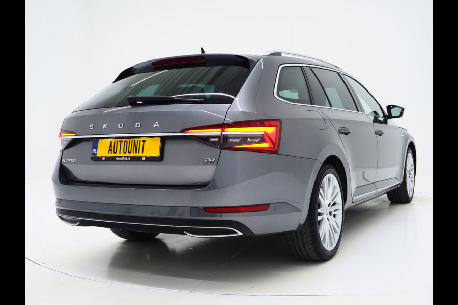 Škoda Superb Combi 1.4 TSI iV Laurin & Klement | Leder | Trekhaak | Massage | Canton | 360 | Memory | Stoelkoeling | Keyless