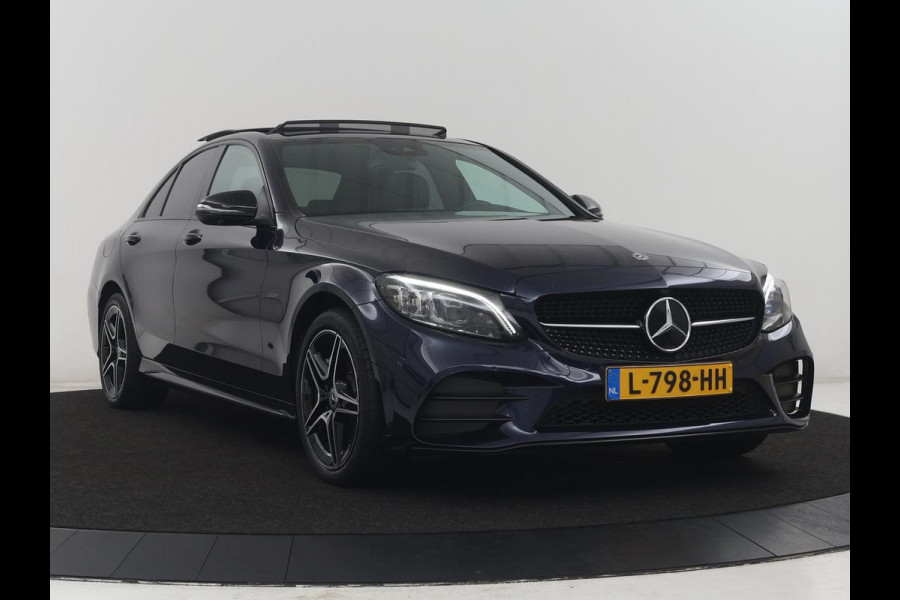 Mercedes-Benz C-Klasse 300 e Business Solution AMG Limited | SOH 89,3% | Panoramadak | Leder/alacantara | Stoelverwarming | Carplay | 360 Camera | Park assist | Climate control | PHEV