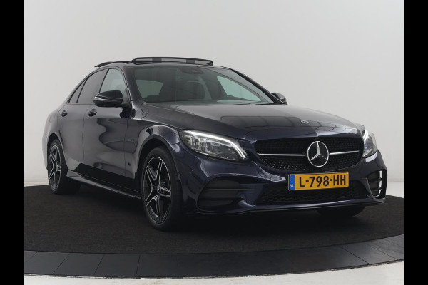 Mercedes-Benz C-Klasse 300 e Business Solution AMG Limited | SOH 89,3% | Panoramadak | Leder/alacantara | Stoelverwarming | Carplay | 360 Camera | Park assist | Climate control | PHEV