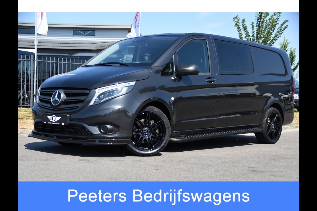 Mercedes-Benz Vito 124 CDI L3 DC PB Edition Camera, Cruise, Carplay, Stoelverwarming, 237pk, Automaat, Multimedia, Trekhaak, Uniek!