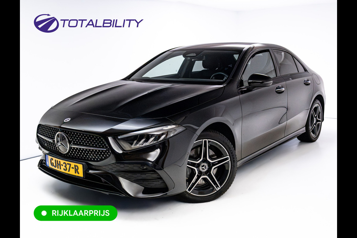 Mercedes-Benz A-Klasse 250 e Star Edition AMG Line Night Facelift | Adap. Cruise | Stoelverw. | Sfeerverlichting | Navigatie | App. connect | Camera, Dodehoek waarschuwing, All season banden