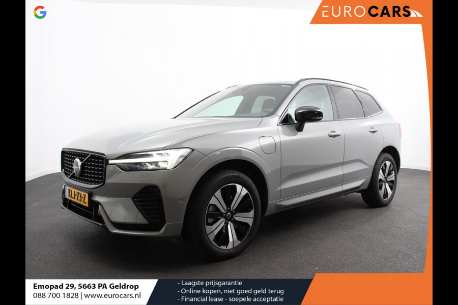 Volvo XC60 2.0 T6 Plug-in hybrid AWD Automaat Plus Dark DEMO ! Adaptieve cruise control Leder Navigatie Google Harman Kardon Panorama dak Lichtmetalen Velgen Dab Stoelverwarming Camera 360 Led Climate control Apple Carplay/ Android Auto