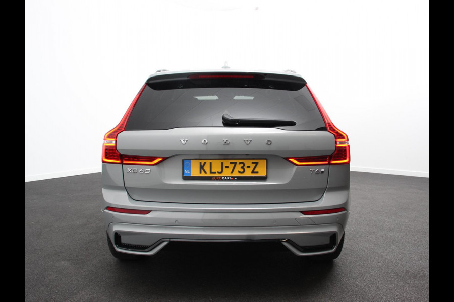 Volvo XC60 2.0 T6 Plug-in hybrid AWD Automaat Plus Dark DEMO ! Adaptieve cruise control Leder Navigatie Google Harman Kardon Panorama dak Lichtmetalen Velgen Dab Stoelverwarming Camera 360 Led Climate control Apple Carplay/ Android Auto