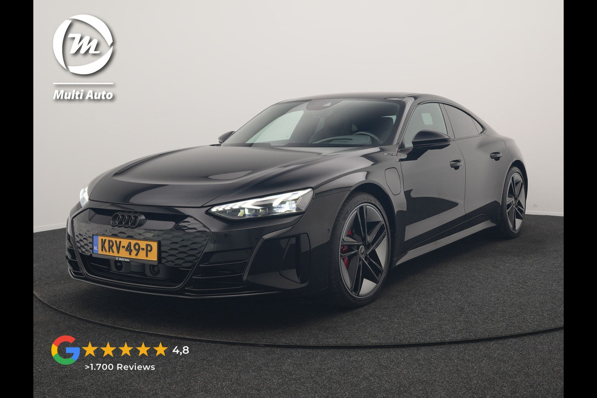 Audi e-tron GT 93 kWh 476pk Dealer O.H | Panodak | Head Up | Adaptive Cruise | Bang & Olufsen | 360 Camera | Lederen Sportstoelen Verwarmd & Ventilatie | Keyless | Blis | Navigatie | Virtual | DAB | 21"L.M |
