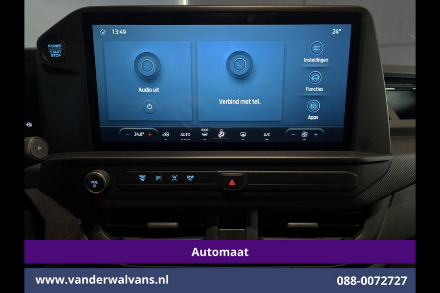 Ford Transit Custom 2.0 TDCI 136pk Automaat L1H1 Euro6 Airco | Camera | Apple Carplay | LED | 2740kg Trekhaak Cruisecontrol, Android Auto, Verwarmde Voorruit, Parkeersensoren, Bijrijdersbank