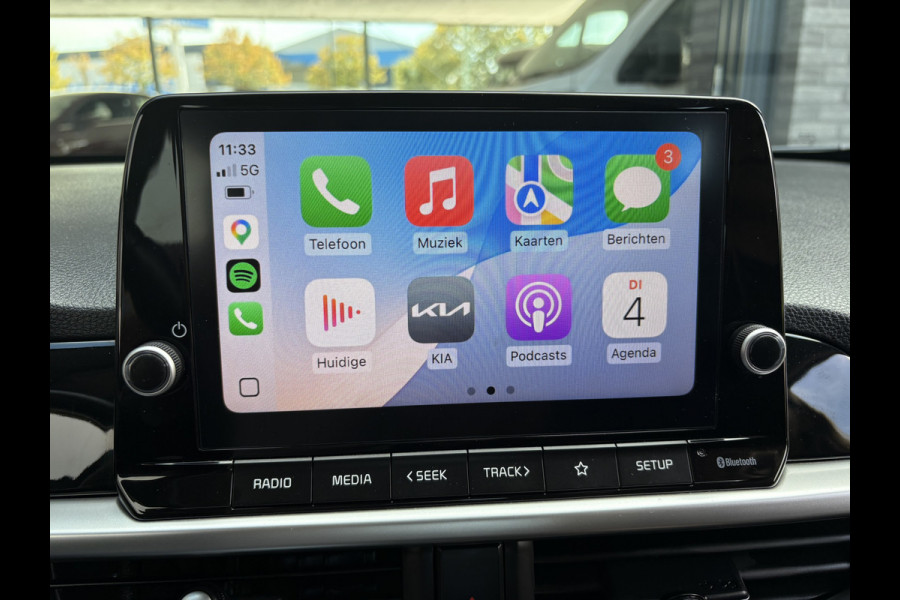 Kia Picanto 1.0 DPi DynamicLine Achteruitrijcamera - Apple carplay - Airco - Cruise control - Licht metalen velgen 14 inch - Bluetooth - Radio - Start/stop systeem - Stuur multifunctioneel - Navigatie