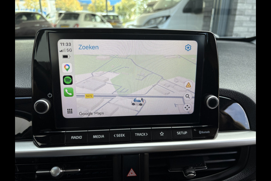 Kia Picanto 1.0 DPi DynamicLine Achteruitrijcamera - Apple carplay - Airco - Cruise control - Licht metalen velgen 14 inch - Bluetooth - Radio - Start/stop systeem - Stuur multifunctioneel - Navigatie