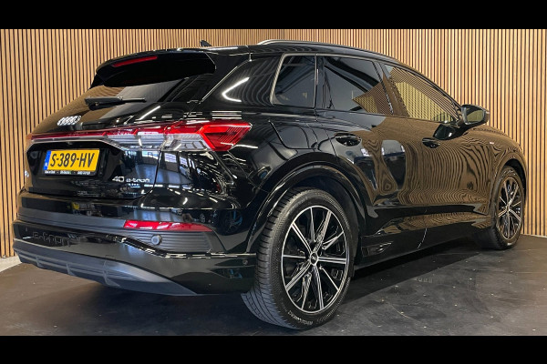Audi Q4 e-tron 40 S-Line Competition 77 kWh|93%SOH|BLACK|ACC|APPLE CARPLAY|CAMERA|STOELVERWARMING|NAP|NL AUTO|INCL.BTW|1e EIG.|