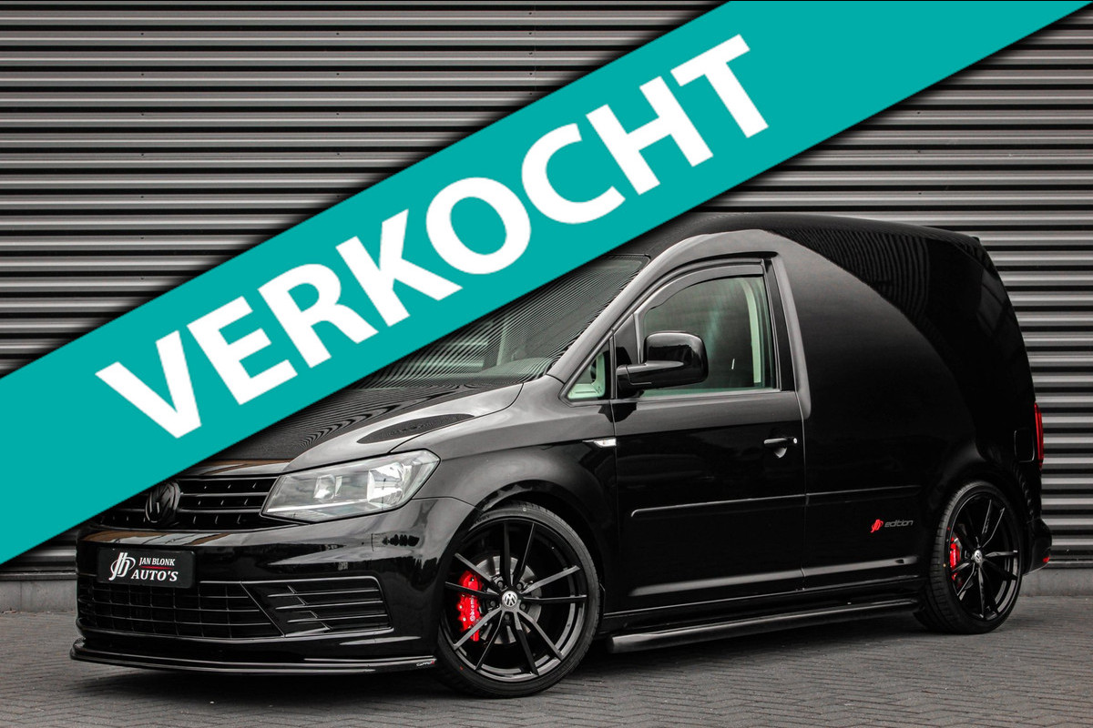 Volkswagen Caddy 2.0 TDI 185PK JB- EDITION MARGE BTW VRIJ/ FULL BLACK / SCHROEFSET / LEDEREN BEKLEDING / NIEUWSTAAT / ELEK- PAKKET
