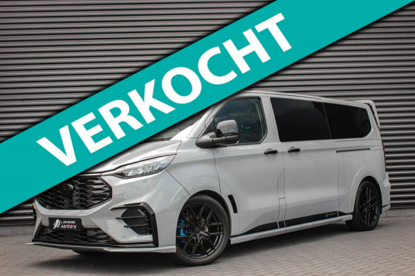 Ford Transit Custom 320 2.0 TDCI L2H1 MSRT DC DUBBEL CABINE MEGA LAGE BIJTELLING / KUIPSTOELEN / DIRECT RIJDEN / NAVIGATIE /GREY