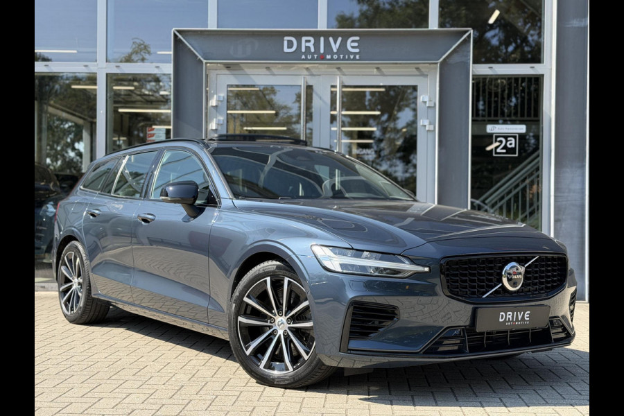Volvo V60 2.0 T6 Plug-in hybrid 350Pk AWD Plus Dark Long Range|Pano|H/K|360Cam|Pilot|Trekhaak