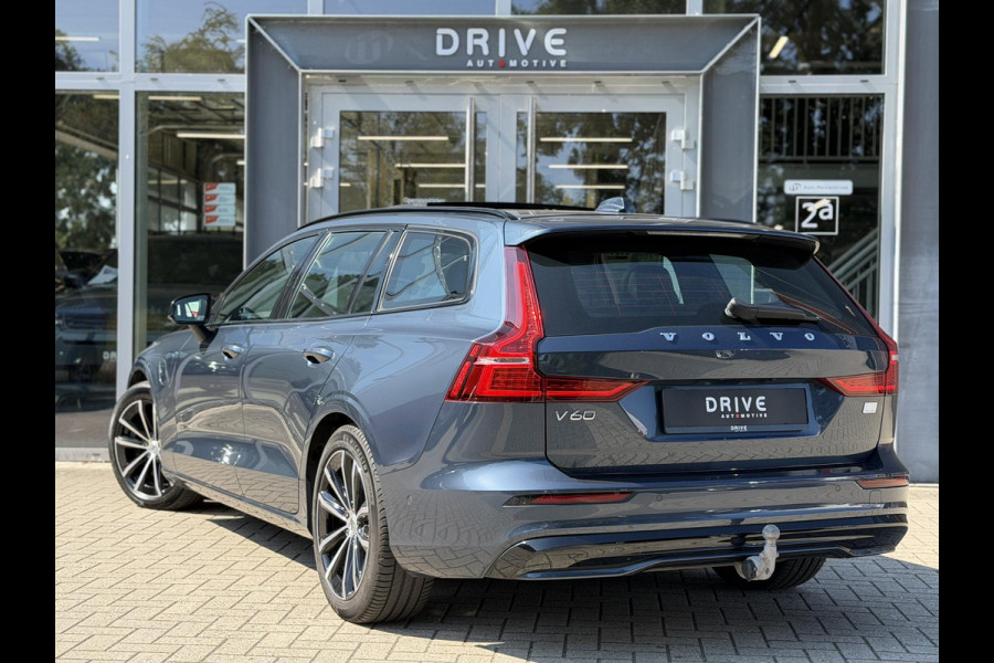 Volvo V60 2.0 T6 Plug-in hybrid 350Pk AWD Plus Dark Long Range|Pano|H/K|360Cam|Pilot|Trekhaak