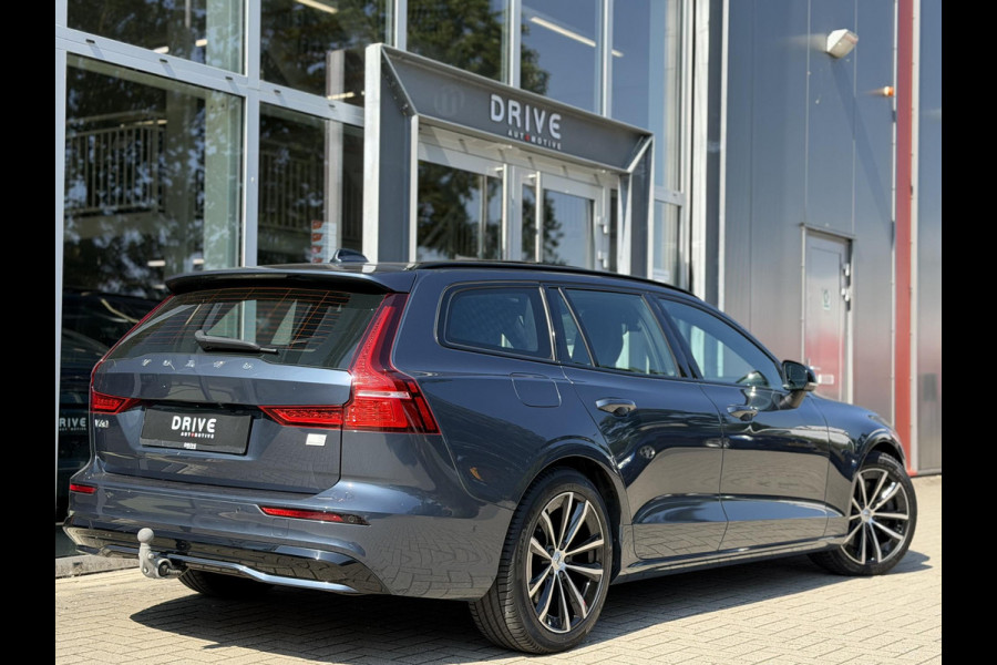 Volvo V60 2.0 T6 Plug-in hybrid 350Pk AWD Plus Dark Long Range|Pano|H/K|360Cam|Pilot|Trekhaak