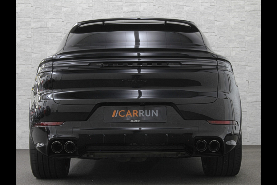 Porsche Cayenne Coupé 3.0 E-Hybrid | Passenger Display | 360 Camera | Sport-Design | ACC | Sport-Chrono | Soft-Close | BOSE | Panorama | Trekhaak 3500kg trekgewicht | 4-Zone Clima | Matrix-LED | Keyless-Entry | Sfeerverlichting | Luchtvering | 22 Inch | Leder Dashboard | Dodehoek | Memory | Carplay |