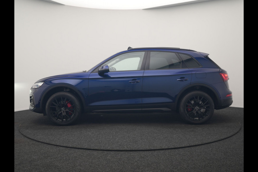 Audi Q5 50 TFSI e Advanced edition PHEV 300pk Dealer O.H. | Panodak | Head Up | Adaptive Cruise | 360 Camera | Bang & Olufsen | Matrix LED | Lederen Comfortstoelen Memory & Verwarmd | Keyless | Apple Carplay | Navigatie | DAB | Plug In Hybrid |