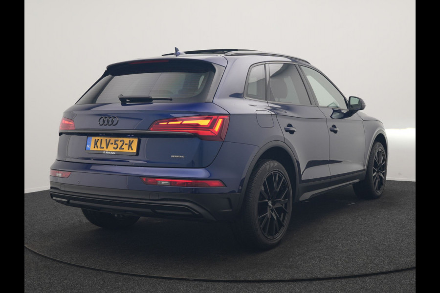 Audi Q5 50 TFSI e Advanced edition PHEV 300pk Dealer O.H. | Panodak | Head Up | Adaptive Cruise | 360 Camera | Bang & Olufsen | Matrix LED | Lederen Comfortstoelen Memory & Verwarmd | Keyless | Apple Carplay | Navigatie | DAB | Plug In Hybrid |