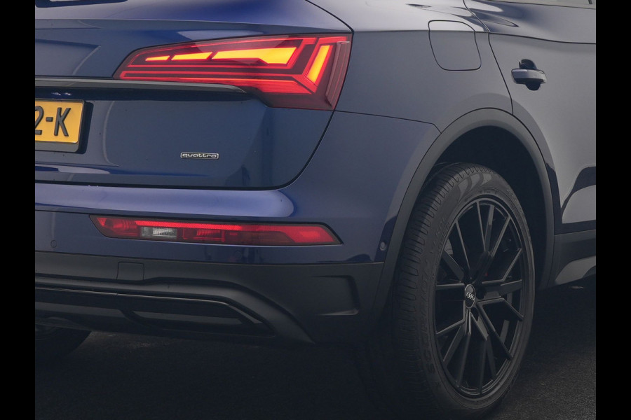 Audi Q5 50 TFSI e Advanced edition PHEV 300pk Dealer O.H. | Panodak | Head Up | Adaptive Cruise | 360 Camera | Bang & Olufsen | Matrix LED | Lederen Comfortstoelen Memory & Verwarmd | Keyless | Apple Carplay | Navigatie | DAB | Plug In Hybrid |