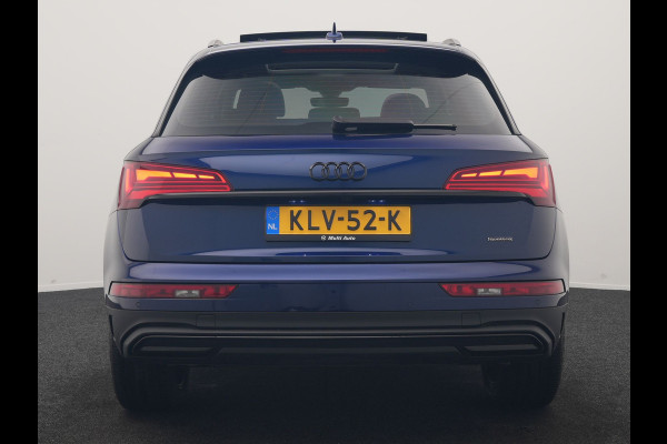 Audi Q5 50 TFSI e Advanced edition PHEV 300pk Dealer O.H. | Panodak | Head Up | Adaptive Cruise | 360 Camera | Bang & Olufsen | Matrix LED | Lederen Comfortstoelen Memory & Verwarmd | Keyless | Apple Carplay | Navigatie | DAB | Plug In Hybrid |