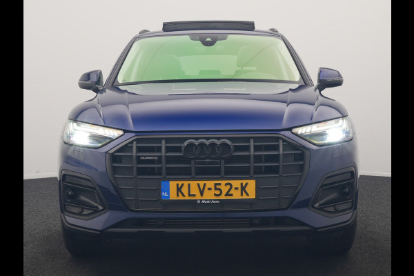 Audi Q5 50 TFSI e Advanced edition PHEV 300pk Dealer O.H. | Panodak | Head Up | Adaptive Cruise | 360 Camera | Bang & Olufsen | Matrix LED | Lederen Comfortstoelen Memory & Verwarmd | Keyless | Apple Carplay | Navigatie | DAB | Plug In Hybrid |