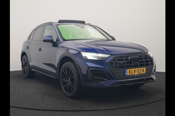 Audi Q5 50 TFSI e Advanced edition PHEV 300pk Dealer O.H. | Panodak | Head Up | Adaptive Cruise | 360 Camera | Bang & Olufsen | Matrix LED | Lederen Comfortstoelen Memory & Verwarmd | Keyless | Apple Carplay | Navigatie | DAB | Plug In Hybrid |