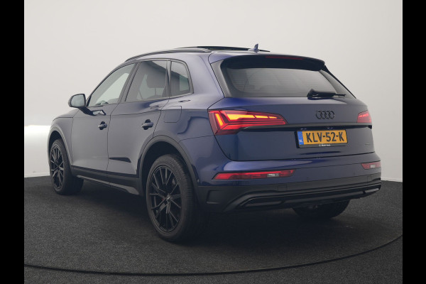 Audi Q5 50 TFSI e Advanced edition PHEV 300pk Dealer O.H. | Panodak | Head Up | Adaptive Cruise | 360 Camera | Bang & Olufsen | Matrix LED | Lederen Comfortstoelen Memory & Verwarmd | Keyless | Apple Carplay | Navigatie | DAB | Plug In Hybrid |