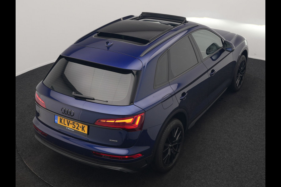 Audi Q5 50 TFSI e Advanced edition PHEV 300pk Dealer O.H. | Panodak | Head Up | Adaptive Cruise | 360 Camera | Bang & Olufsen | Matrix LED | Lederen Comfortstoelen Memory & Verwarmd | Keyless | Apple Carplay | Navigatie | DAB | Plug In Hybrid |