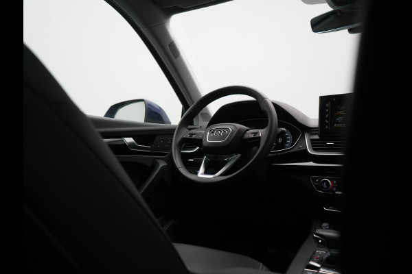Audi Q5 50 TFSI e Advanced edition PHEV 300pk Dealer O.H. | Panodak | Head Up | Adaptive Cruise | 360 Camera | Bang & Olufsen | Matrix LED | Lederen Comfortstoelen Memory & Verwarmd | Keyless | Apple Carplay | Navigatie | DAB | Plug In Hybrid |