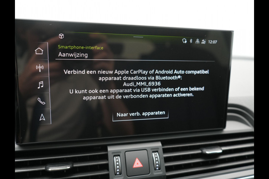 Audi Q5 50 TFSI e Advanced edition PHEV 300pk Dealer O.H. | Panodak | Head Up | Adaptive Cruise | 360 Camera | Bang & Olufsen | Matrix LED | Lederen Comfortstoelen Memory & Verwarmd | Keyless | Apple Carplay | Navigatie | DAB | Plug In Hybrid |