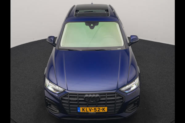 Audi Q5 50 TFSI e Advanced edition PHEV 300pk Dealer O.H. | Panodak | Head Up | Adaptive Cruise | 360 Camera | Bang & Olufsen | Matrix LED | Lederen Comfortstoelen Memory & Verwarmd | Keyless | Apple Carplay | Navigatie | DAB | Plug In Hybrid |