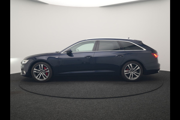 Audi A6 Avant 50 TFSI e Quattro S Line PHEV 300pk Dealer O.H. | Trekhaak Af Fabriek | Adaptive Cruise | Head Up | 360 Camera | Alcantara Sportstoelen Verwarmd | Stuur Verwarmd | Apple Carplay | Navigatie | Virtual | DAB | Plug In Hybrid