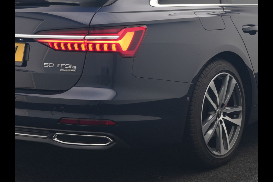 Audi A6 Avant 50 TFSI e Quattro S Line PHEV 300pk Dealer O.H. | Trekhaak Af Fabriek | Adaptive Cruise | Head Up | 360 Camera | Alcantara Sportstoelen Verwarmd | Stuur Verwarmd | Apple Carplay | Navigatie | Virtual | DAB | Plug In Hybrid